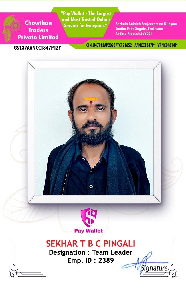 SEKHAR T B C PINGALI