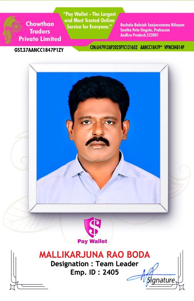 MALLIKARJUNA RAO BODA